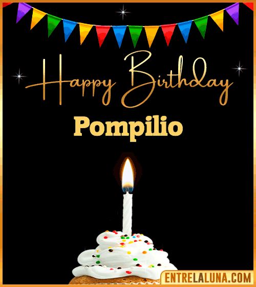 GiF Happy Birthday Pompilio